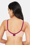 Amante Double Layered Non Wired Full Coverage T-Shirt Bra - Almond Boysenberry — thumbnail 2